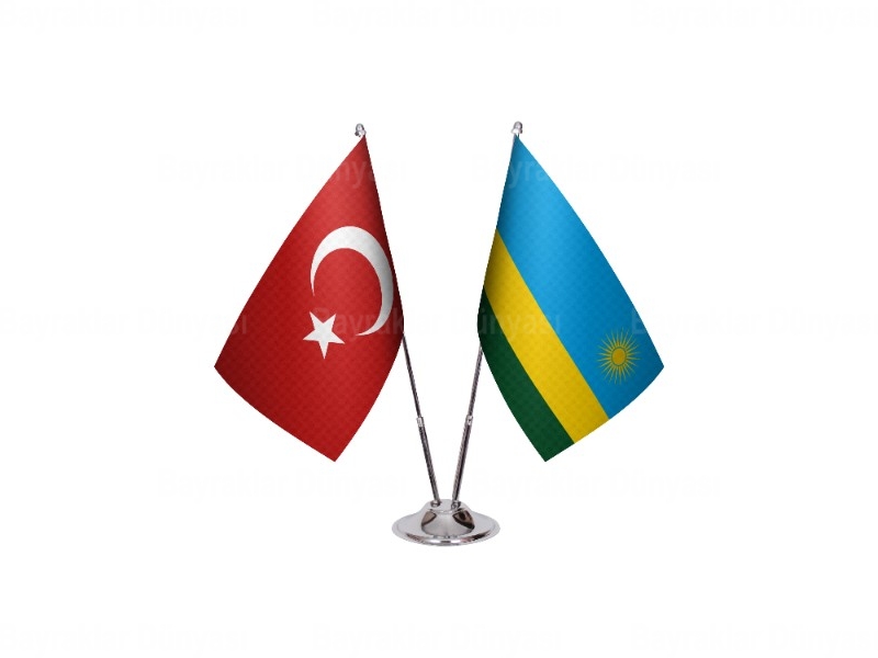 Rwanda İkili Masa Bayrağı