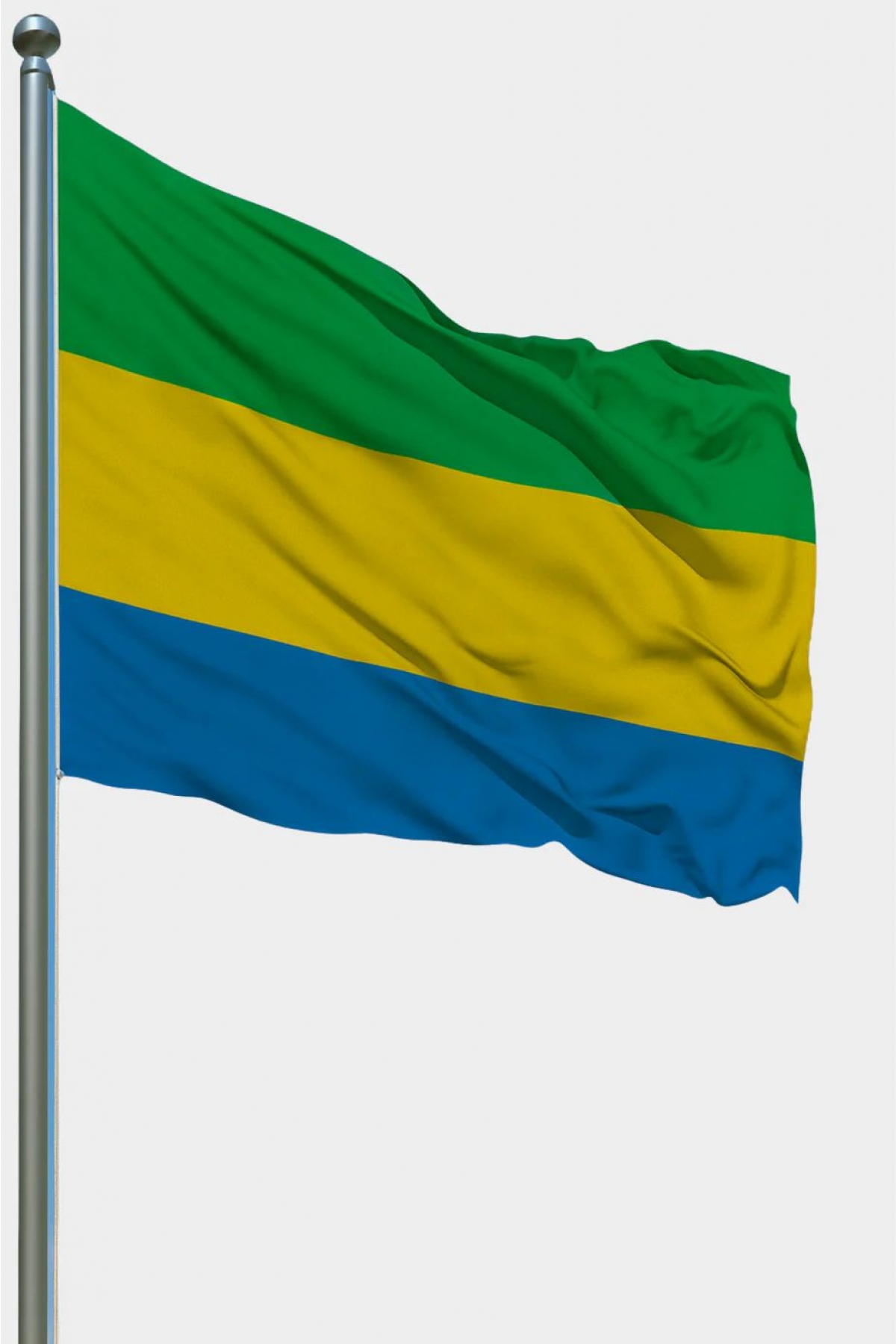 Gabon Bayrağı 