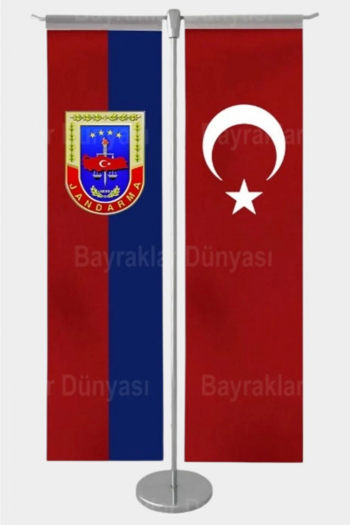 Düz T Masa Bayrak