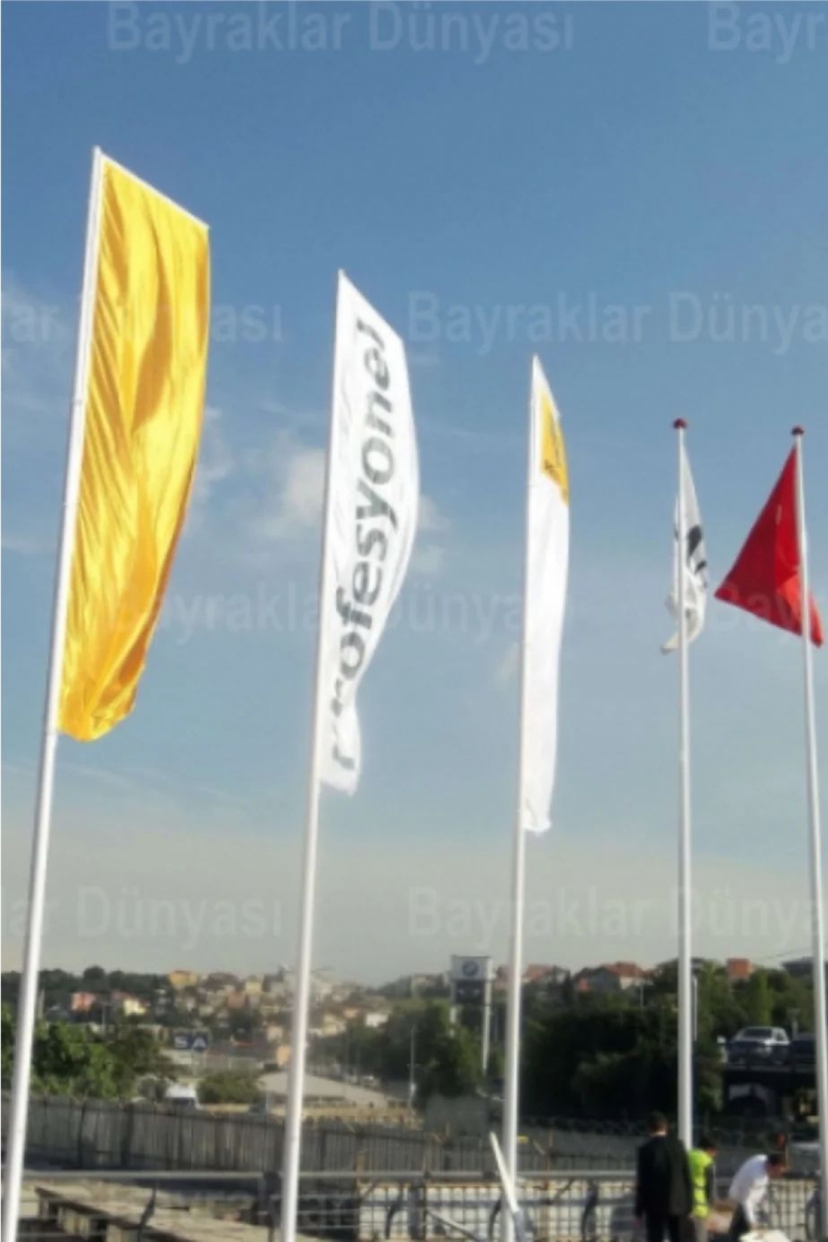 Dikey Gönder Bayrağı 100x300cm