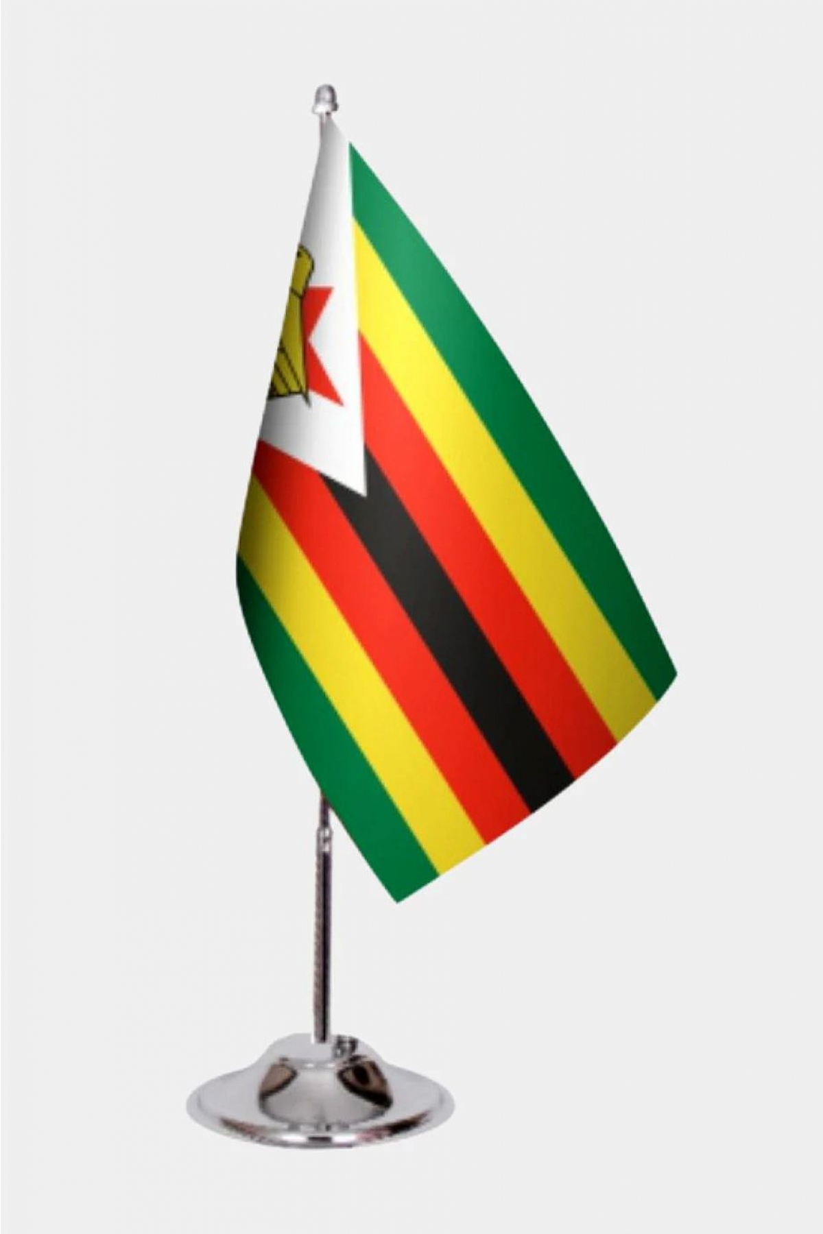 Zimbabve Tekli Masa Bayrağı