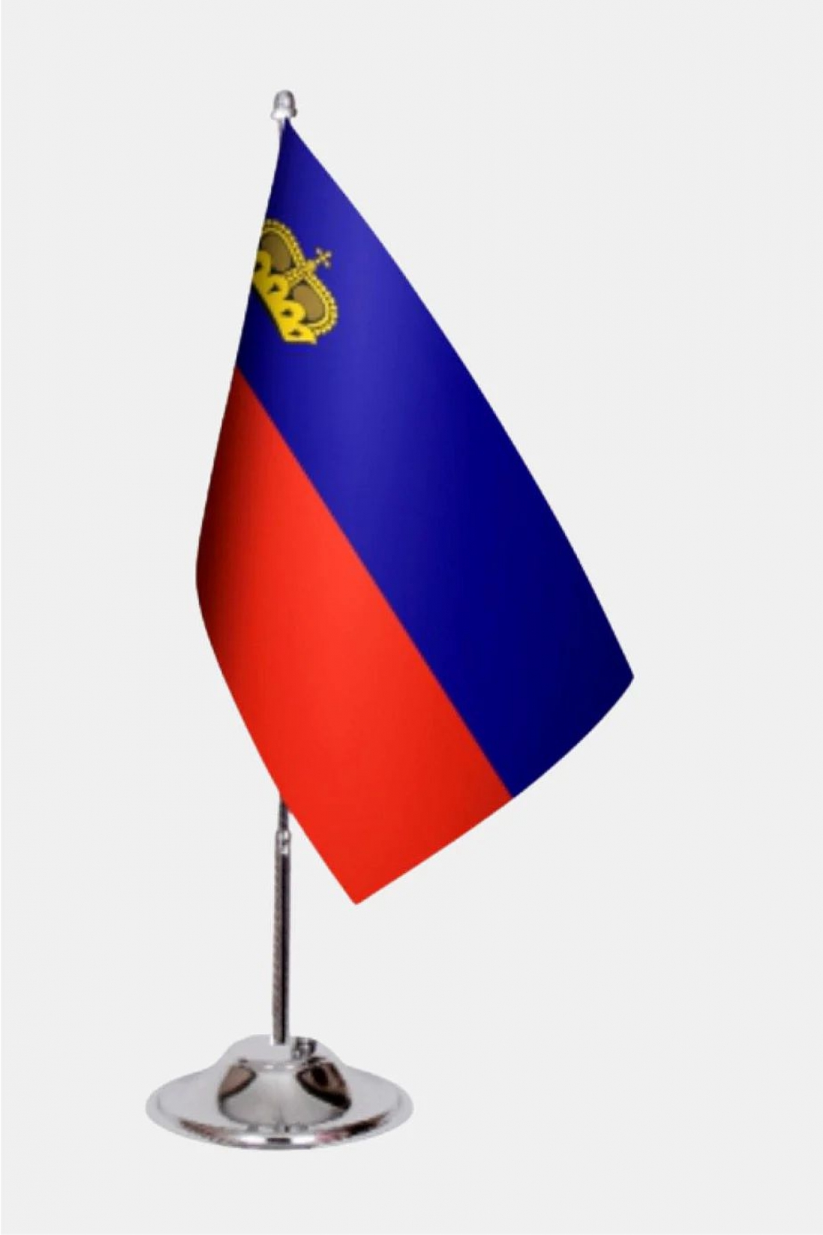 Liechtenstein Tekli Masa Bayrağı