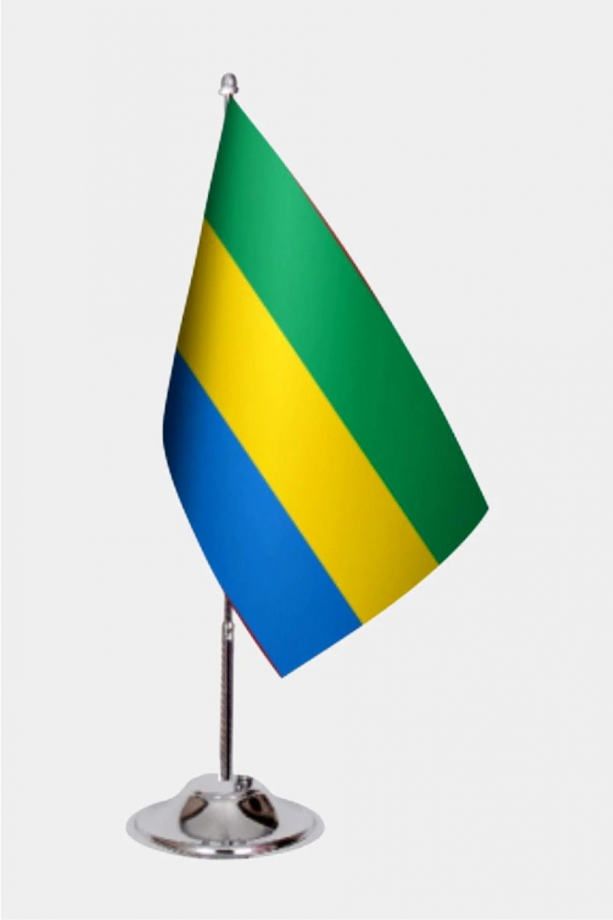 Gabon Tekli Masa Bayrağı