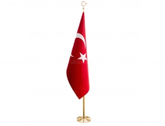 Türk Makam Bayrağı Sarı Kaplama