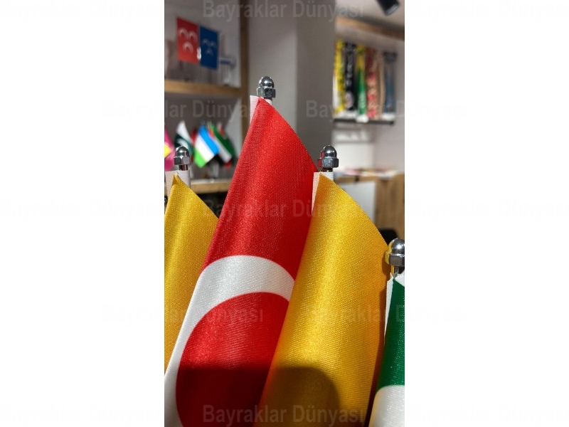 17'li Eski Türk Devletleri Bayrak Seti 