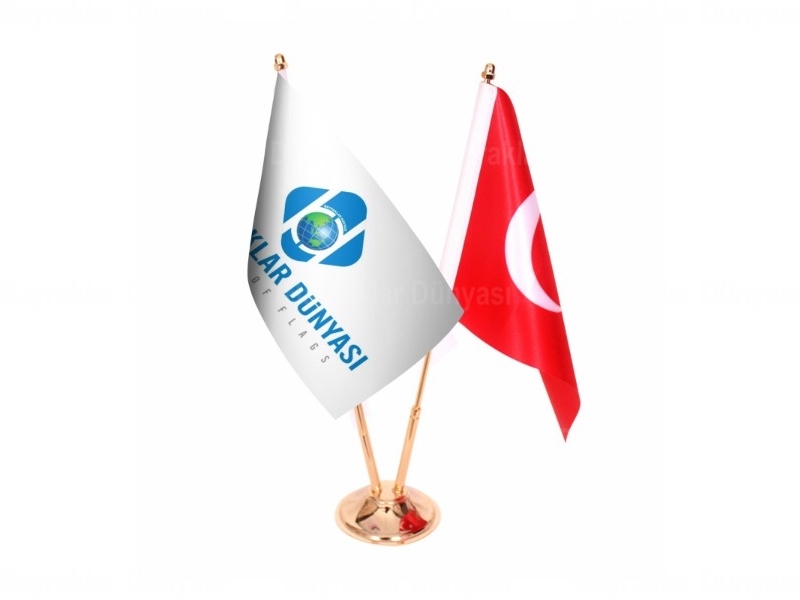 İkili Bayrak Sarı Kaplama