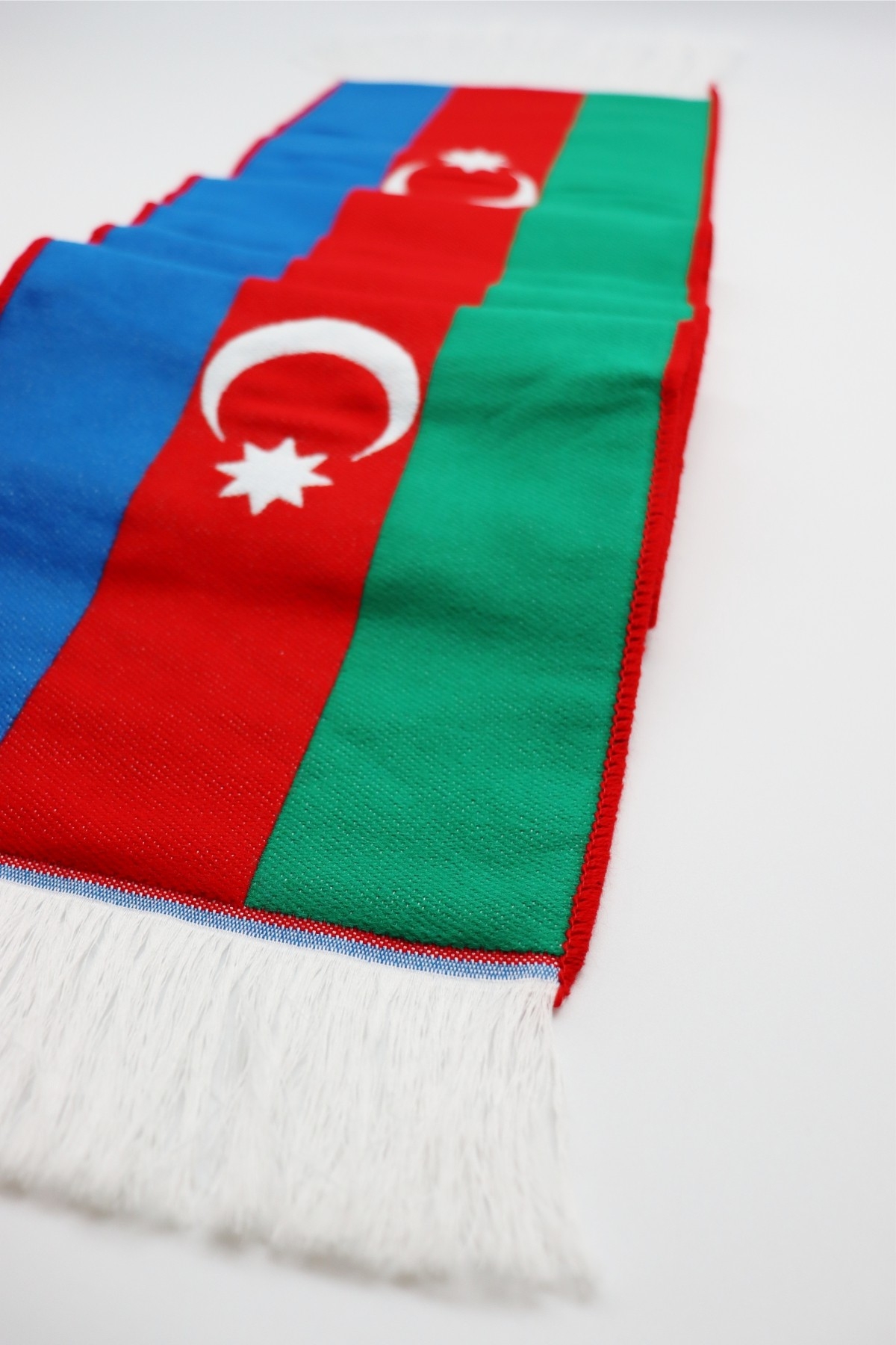 Azerbaycan Bayraklı Dokuma Atkı