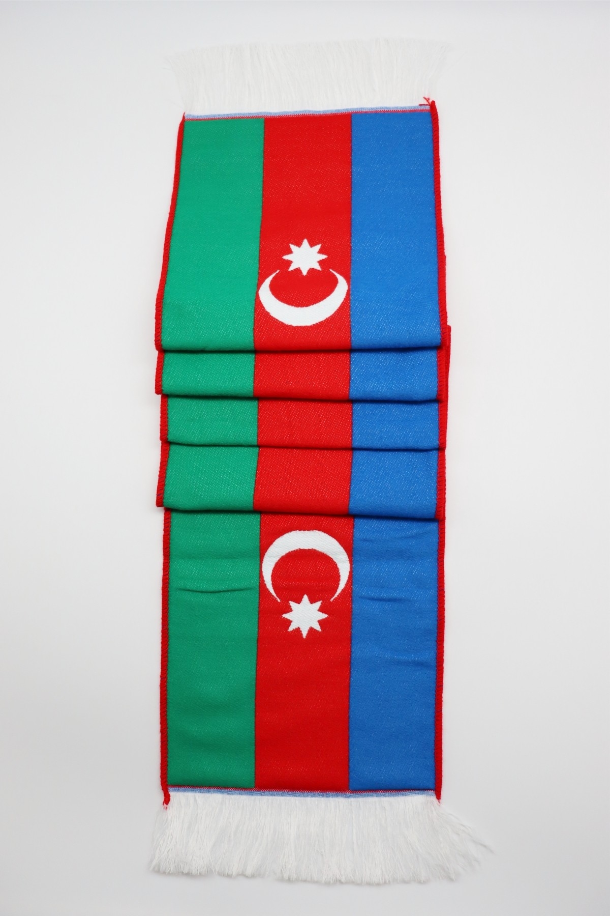 Azerbaycan Bayraklı Dokuma Atkı