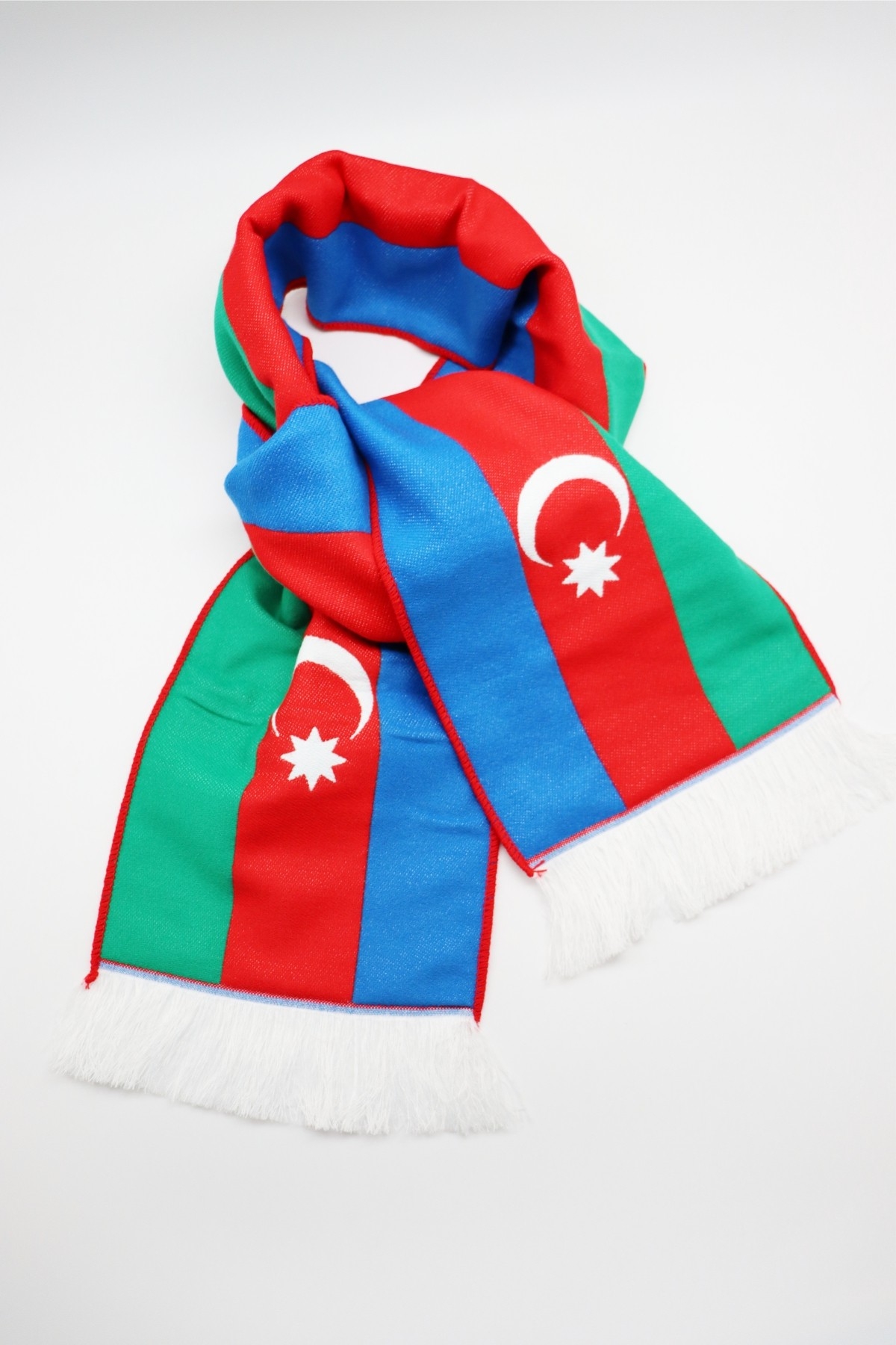 Azerbaycan Bayraklı Dokuma Atkı