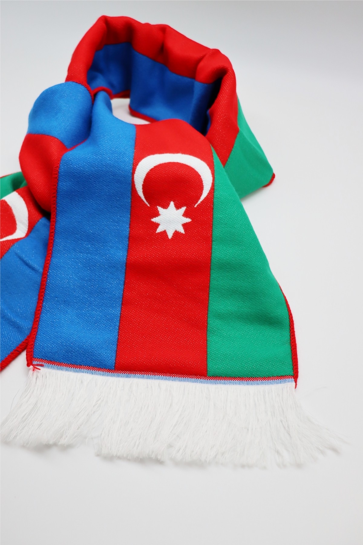 Azerbaycan Bayraklı Dokuma Atkı