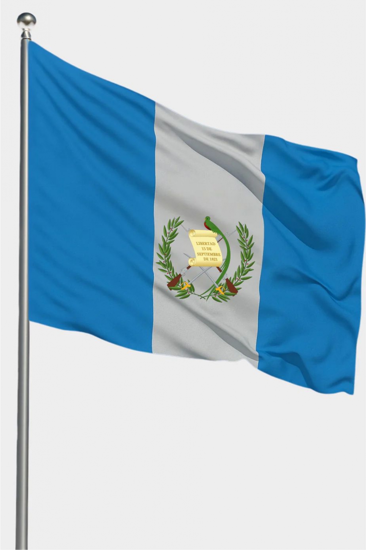 50x75 Guatemala Gönder Bayrağı