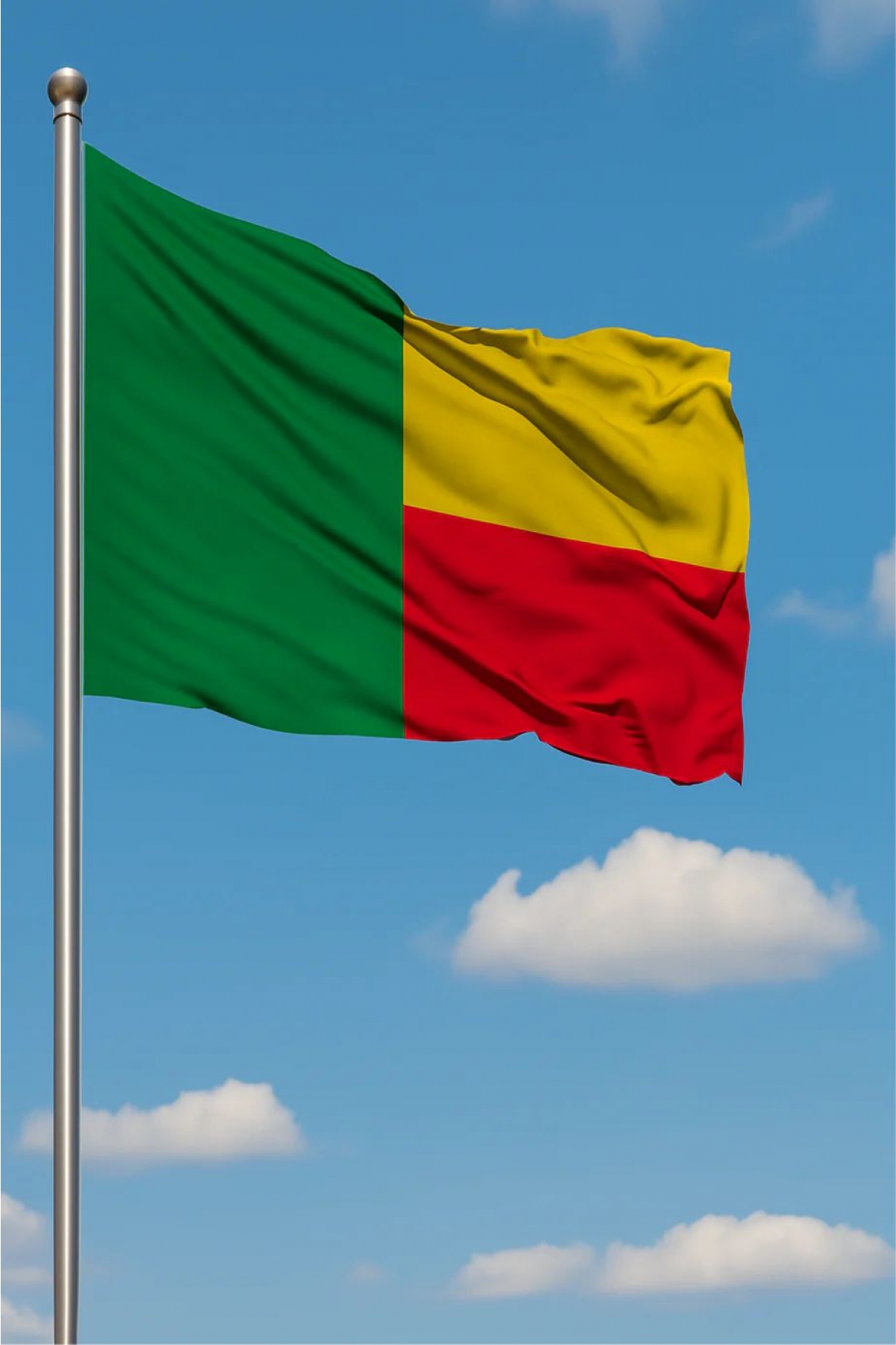 50x75 Benin Gönder Bayrağı