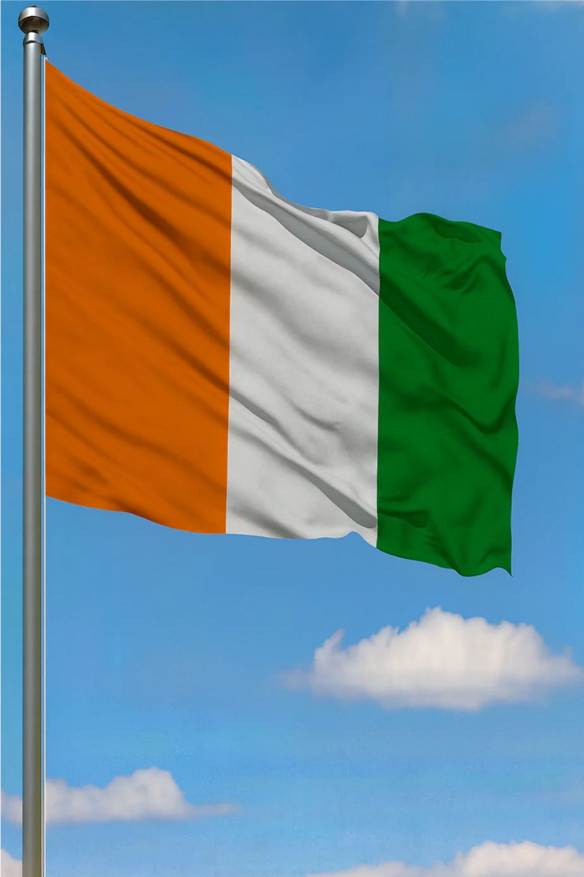 50x75 Fildişi Sahilleri Gönder Bayrağı