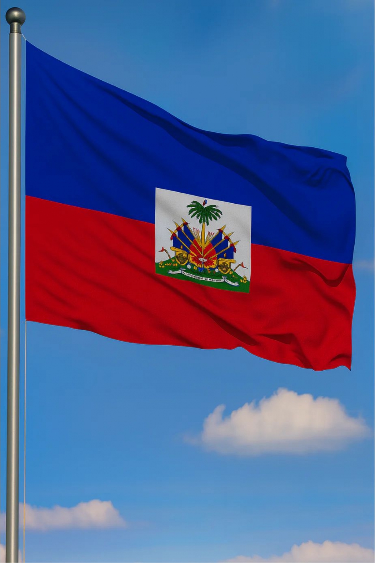 50x75 Haiti Gönder Bayrağı