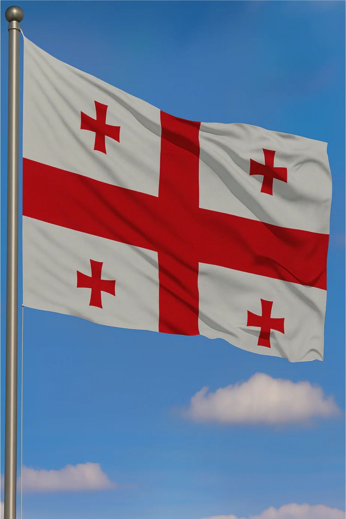 50x75 Gürcistan Gönder Bayrağı