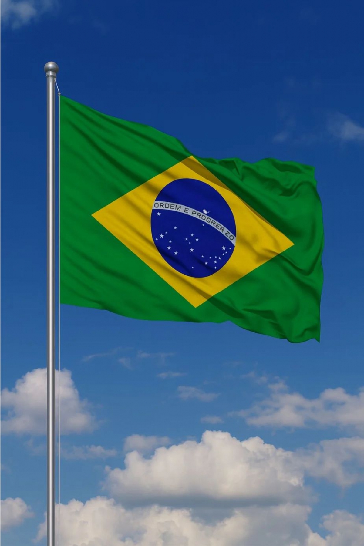 50x75 Brezilya Gönder Bayrağı