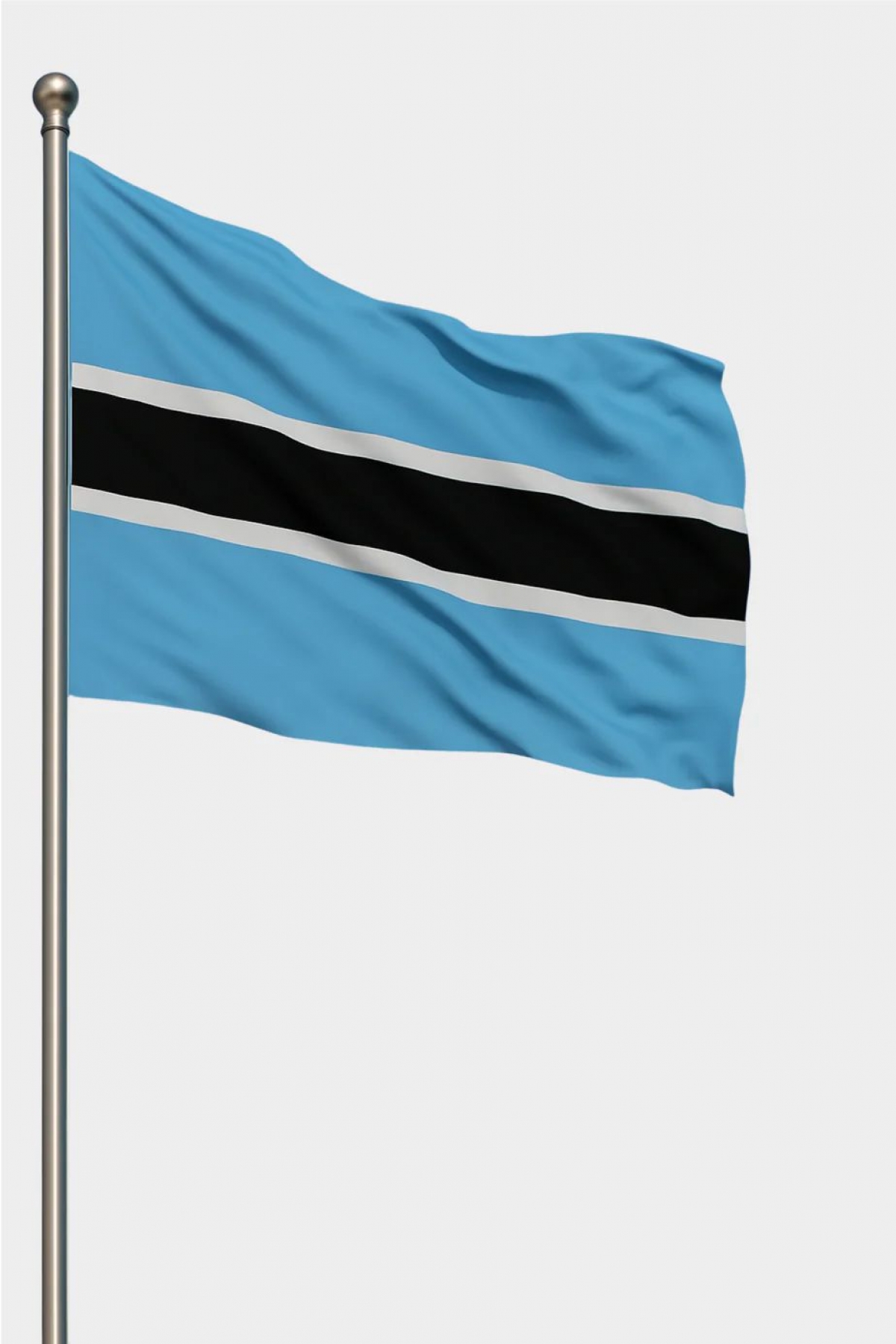 50x75 Botsvana Gönder Bayrağı