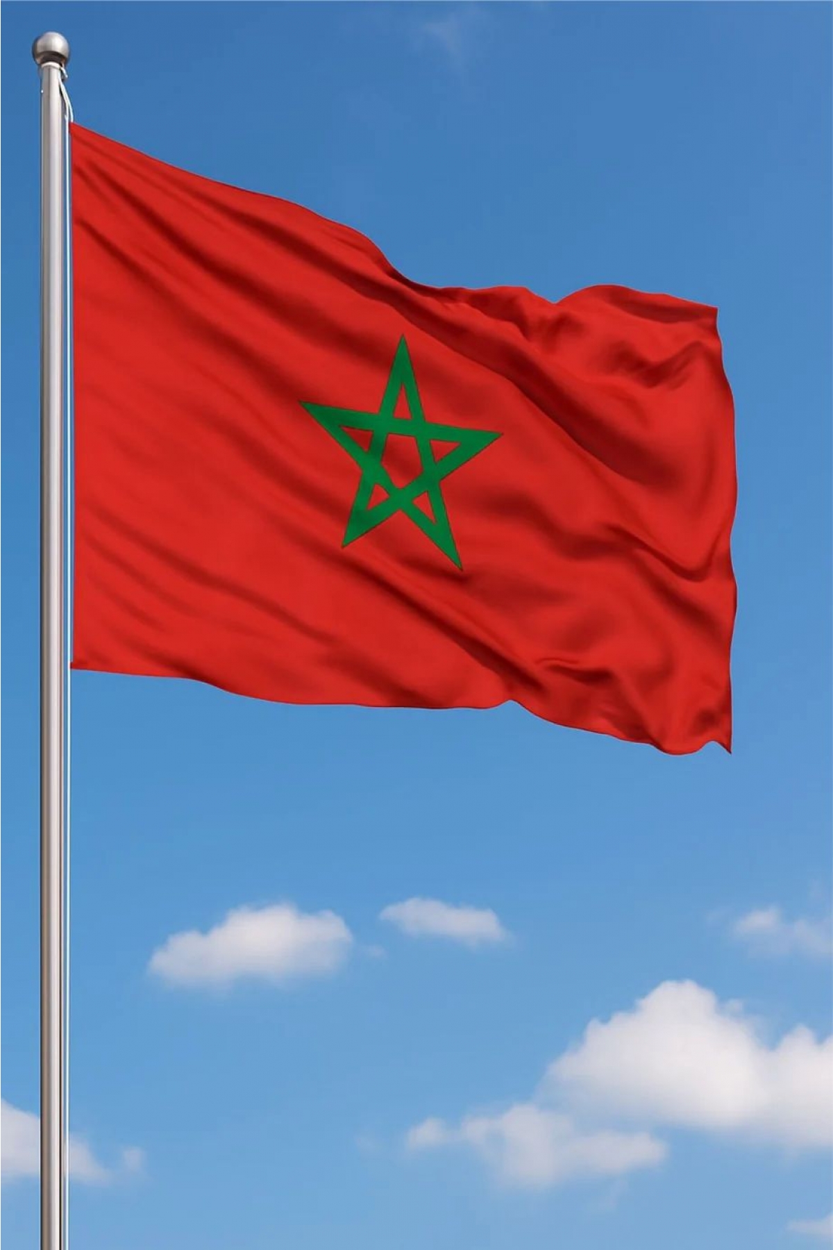 50x75 Fas Gönder Bayrağı