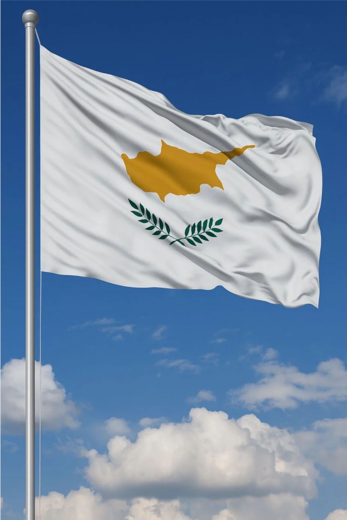 50x75 Güney Kıbrıs Gönder Bayrağı