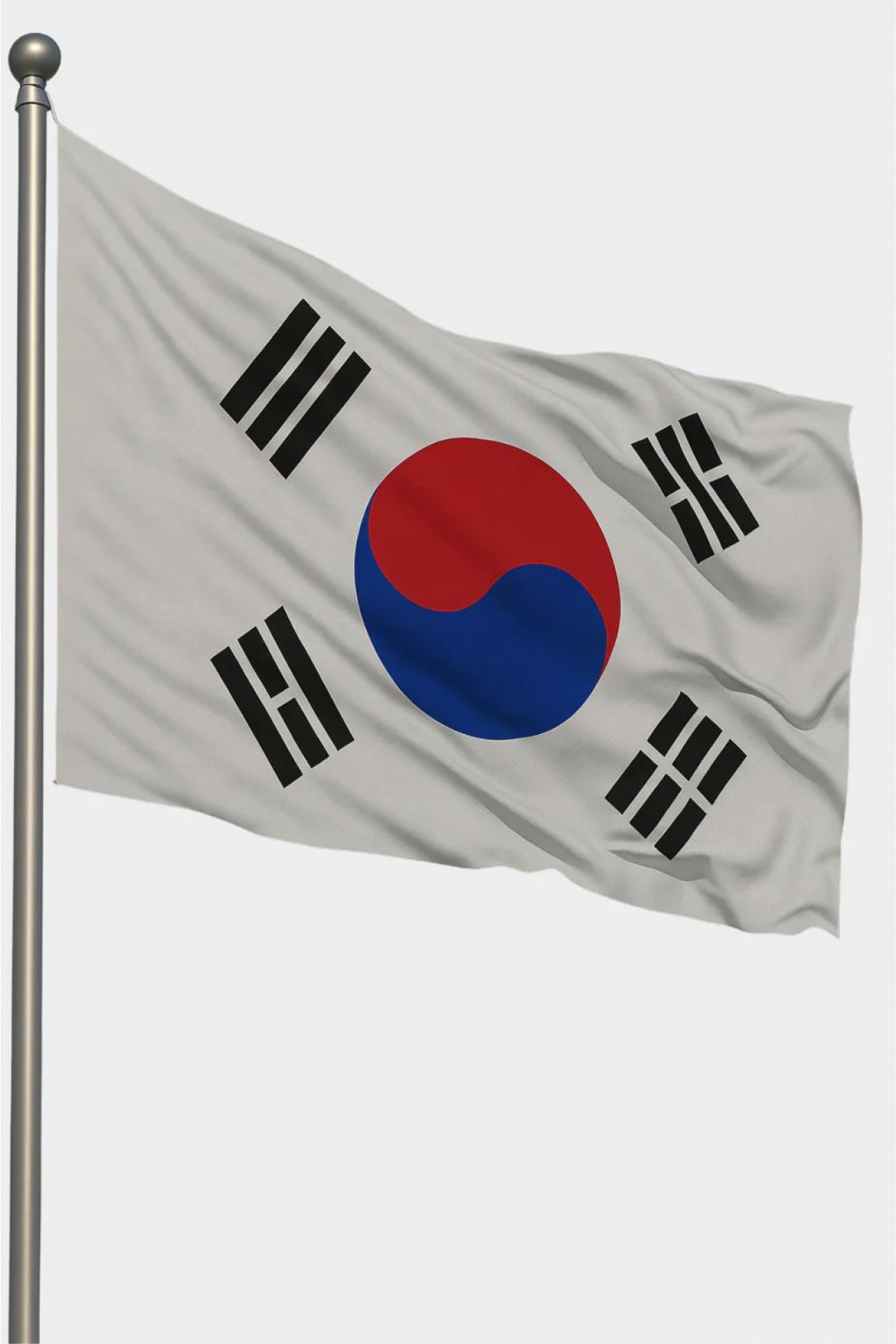  50x75 Güney Kore Gönder Bayrağı