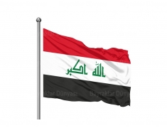 Irak Bayrak 150x225cm 