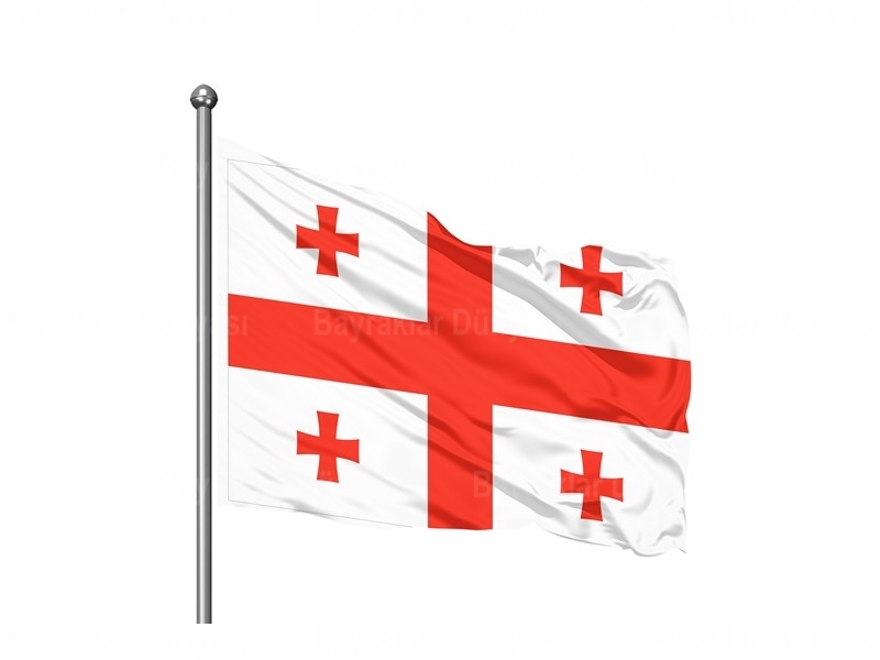 Gürcistan Bayrak 70x105cm 