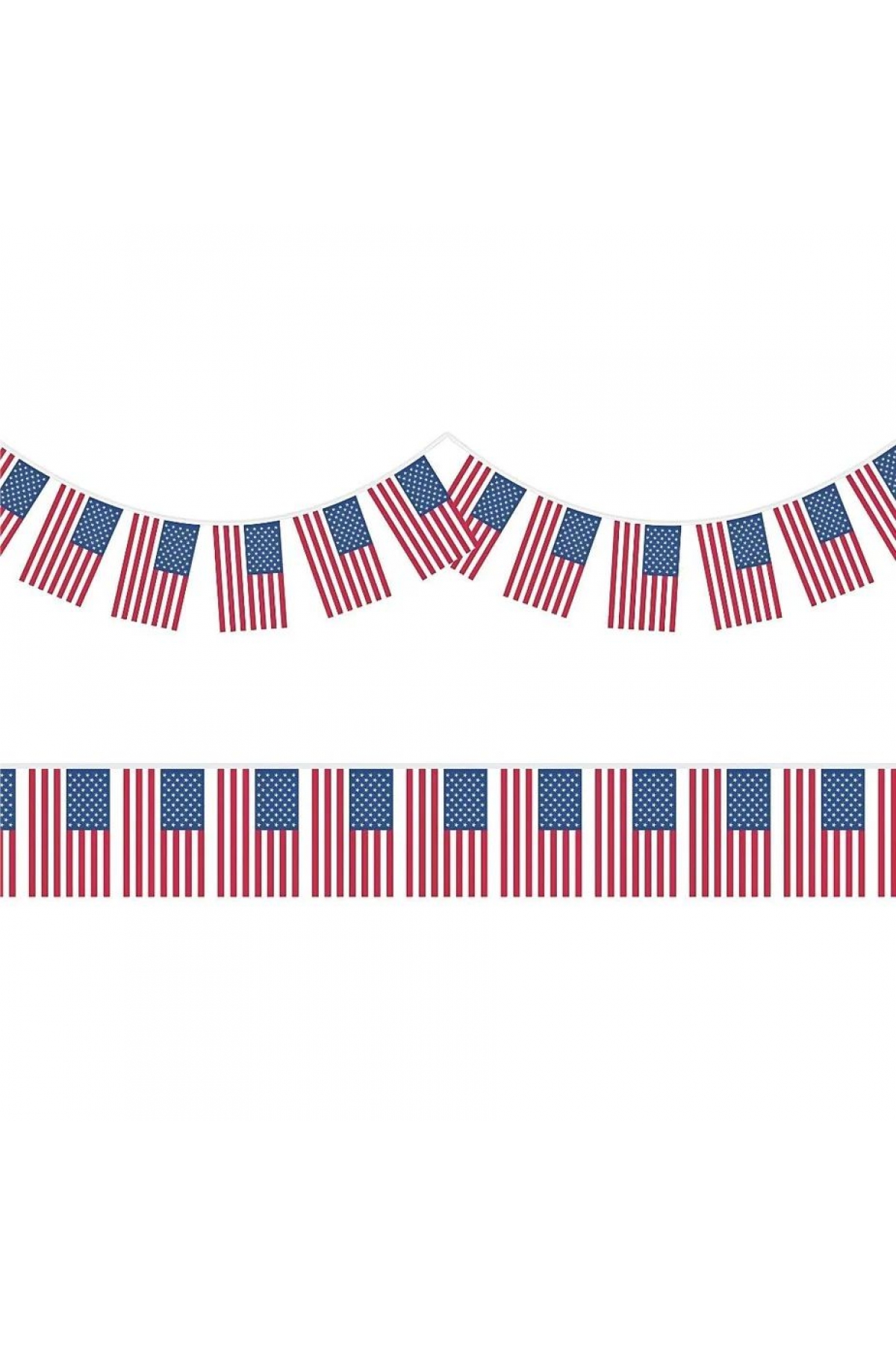 Amerika Bayrağı Süsleme Bayrağı 2 Mt