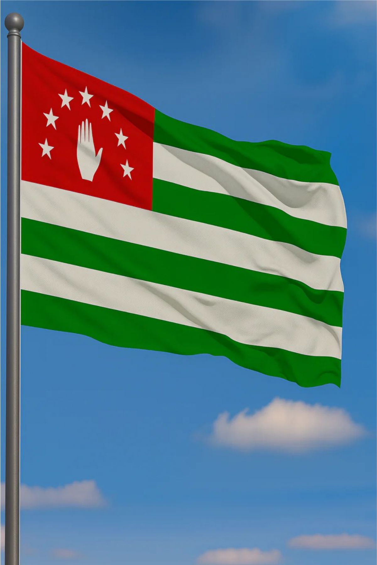 50x75 Abhazya Gönder Bayrağı