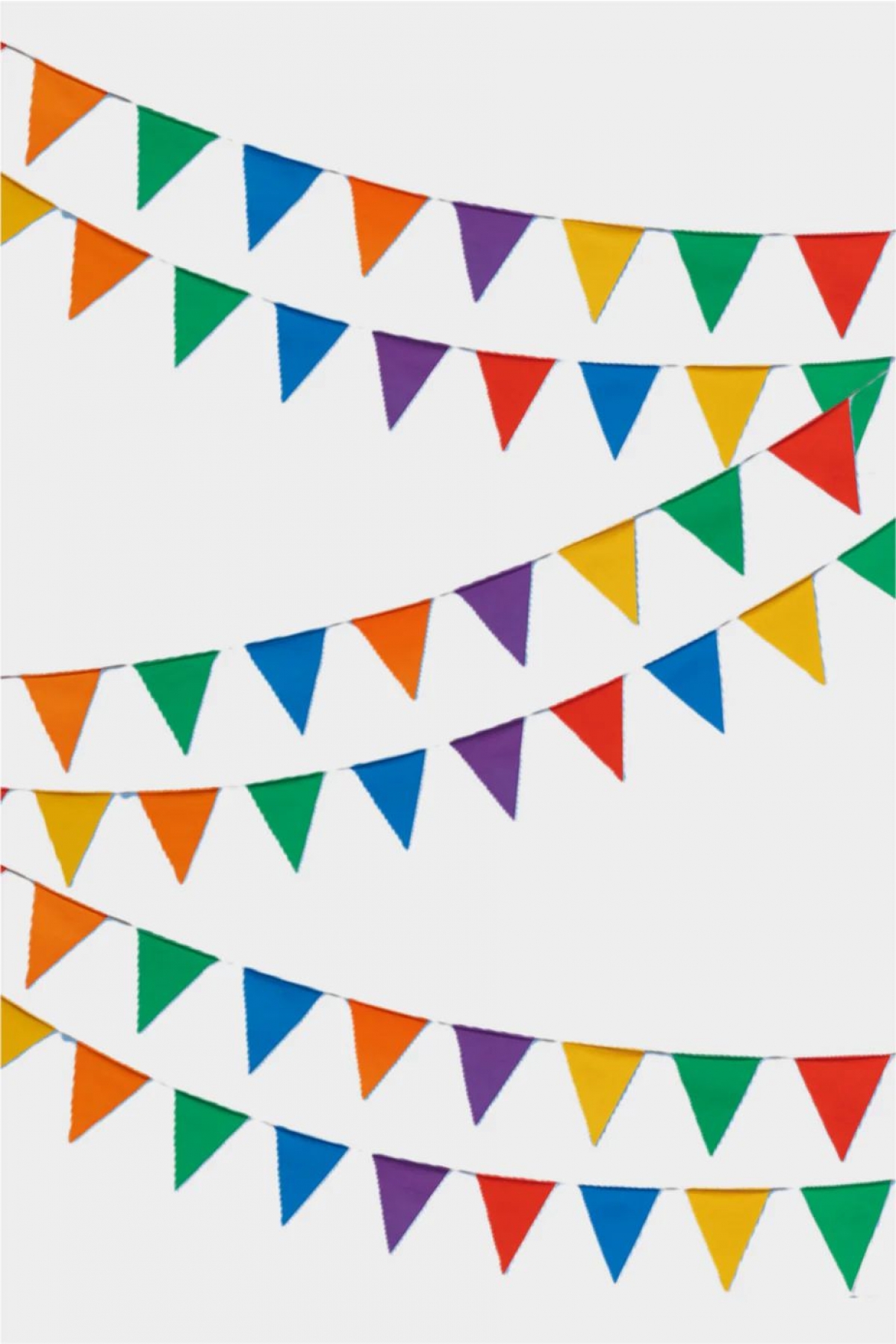 25 Metre Renkli Vinil Süsleme Bayrak (20x30cm)