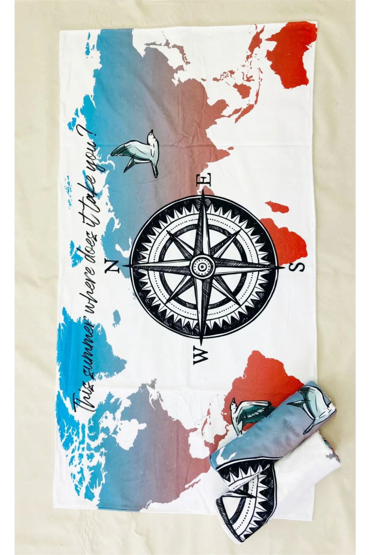 Desenli Plaj Havlusu Kod:13