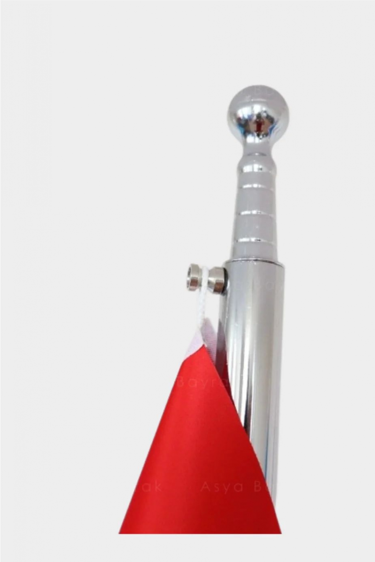 245 Cm Krom Direkli Saçaksız Makam Bayrağı