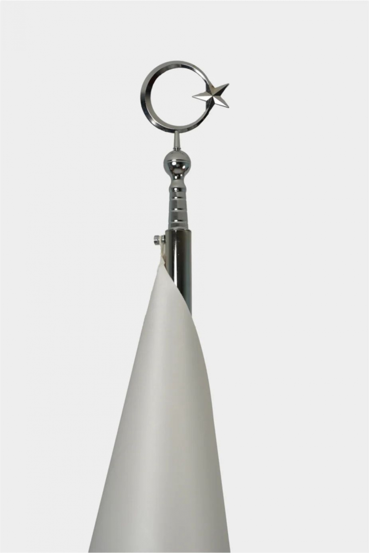 245 Cm Krom Direkli Saçaksız Makam Bayrağı