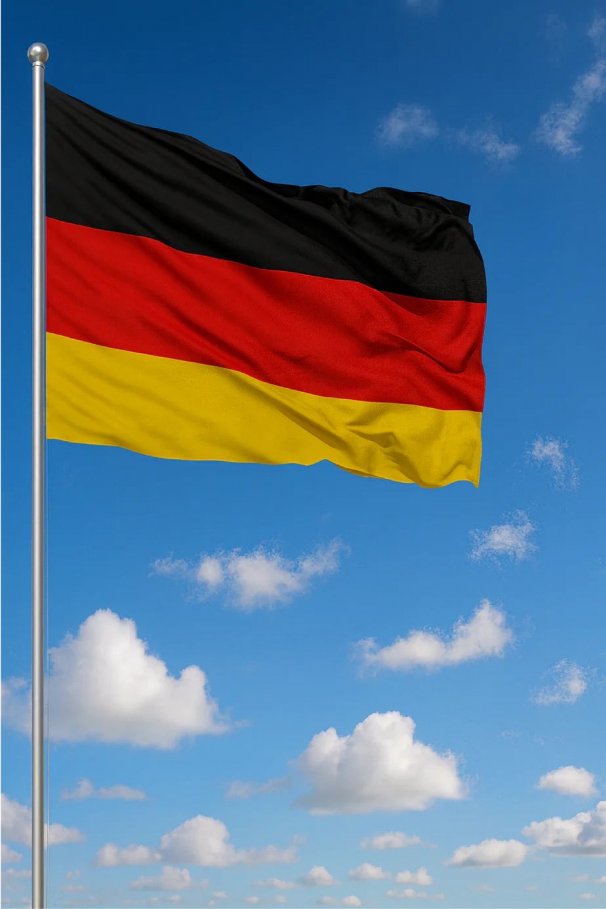50x75 Almanya Gönder Bayrağı
