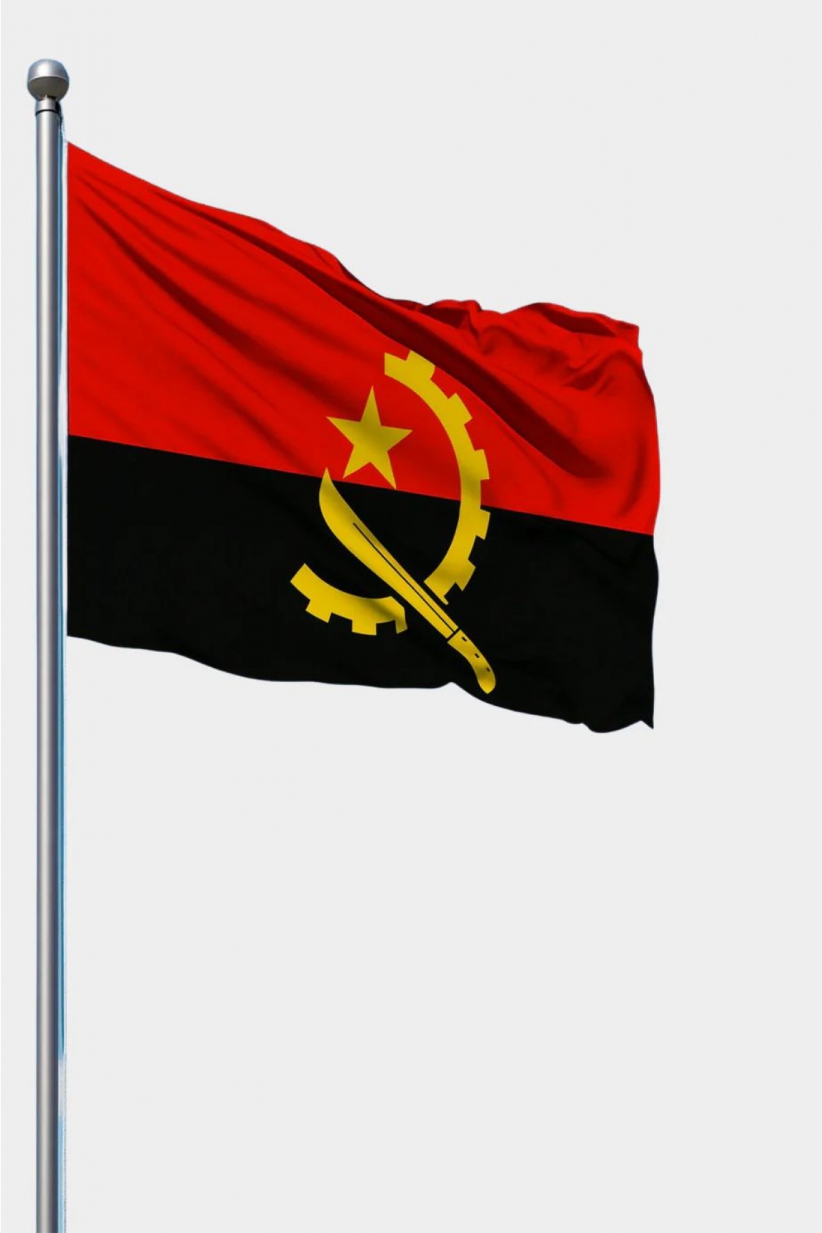 50x75 Angola Gönder Bayrağı