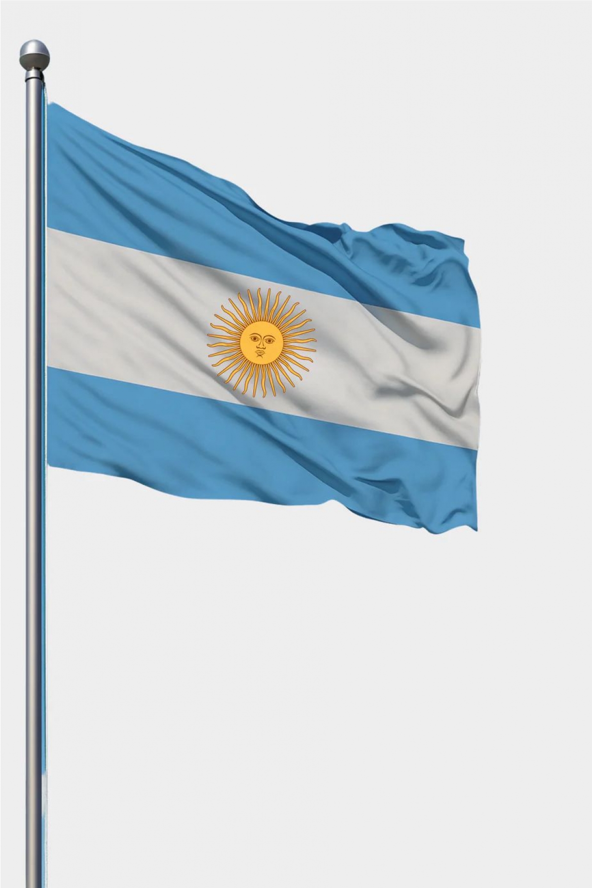 50x75 Arjantin Gönder Bayrağı