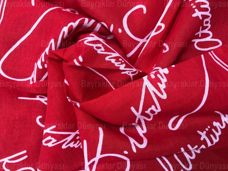 Atatürk İmzalı Bandana