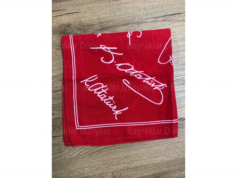 Atatürk İmzalı Bandana