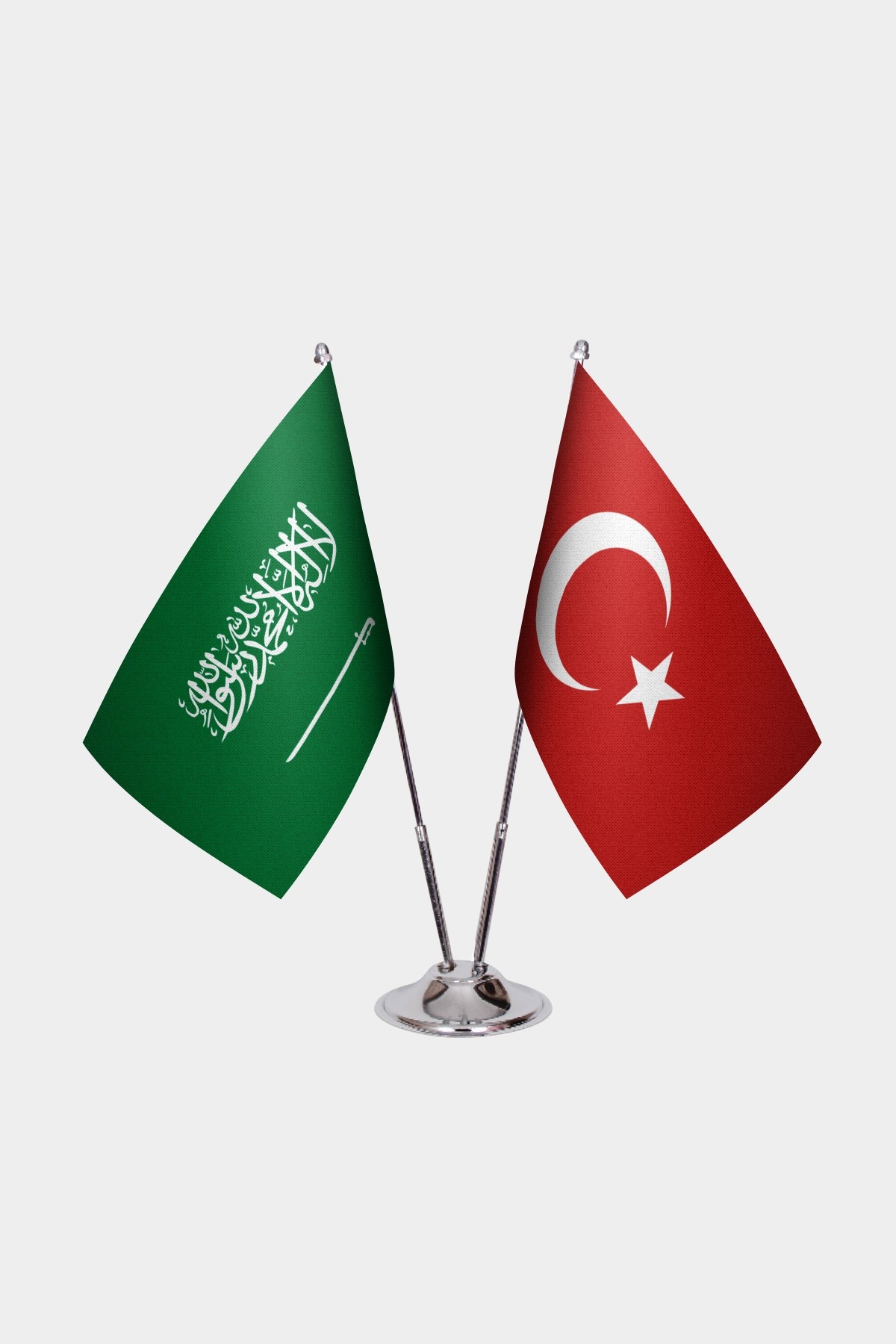Suudi Arabistan İkili Masa Bayrağı