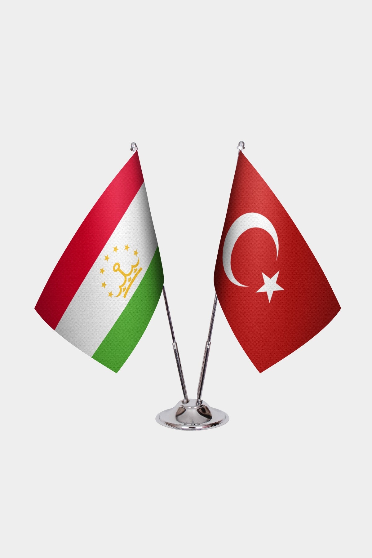 Tacikistan İkili Masa Bayrağı
