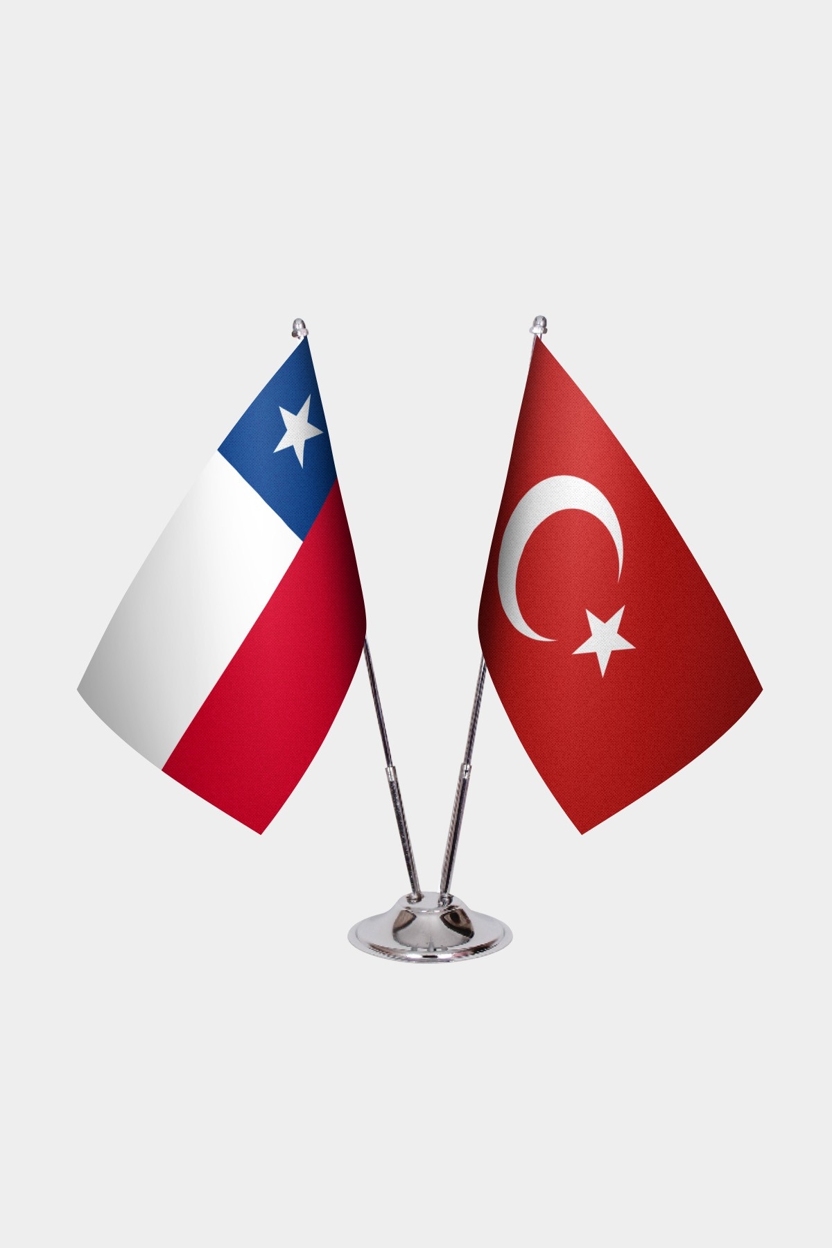 Şili İkili Masa Bayrağı