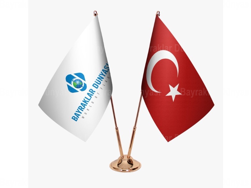 İkili Bayrak Sarı Kaplama