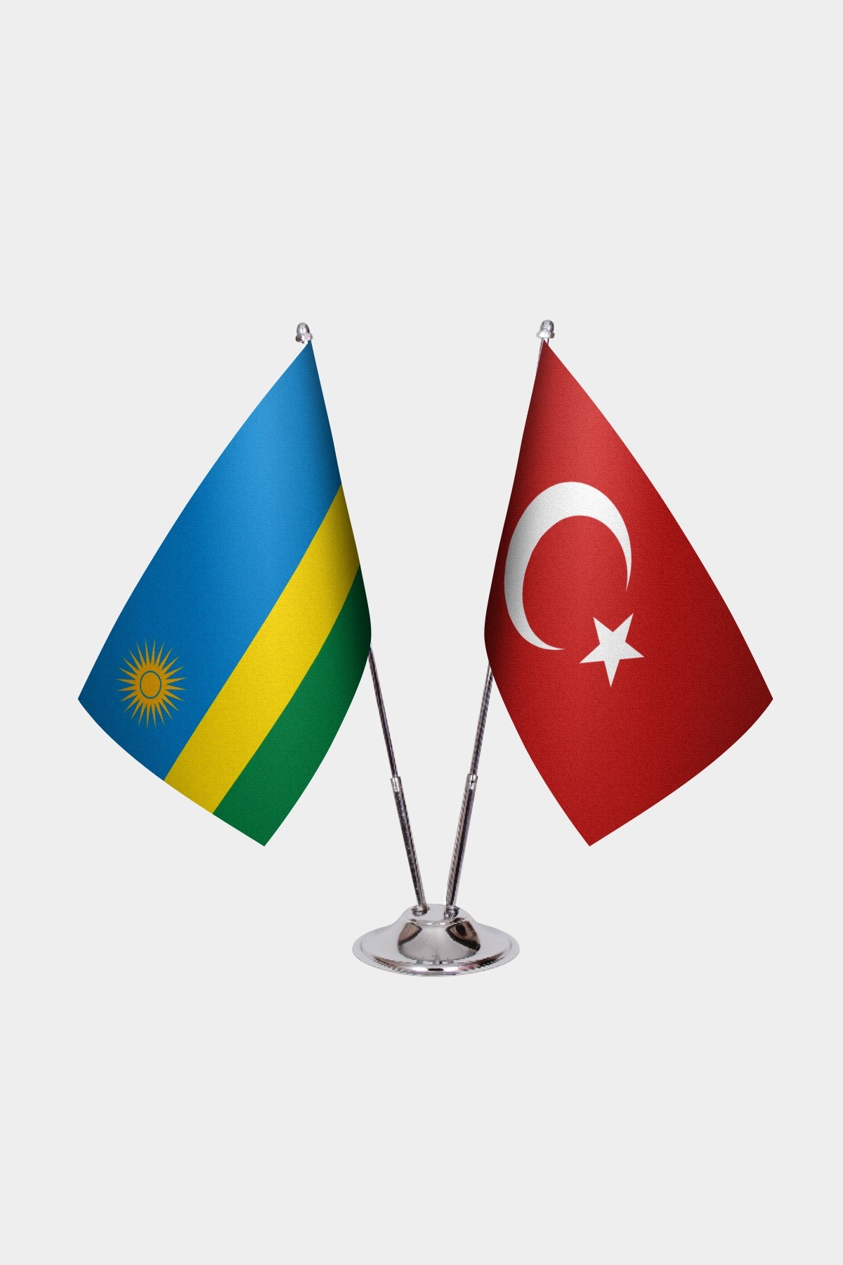 Ruanda İkili Masa Bayrağı