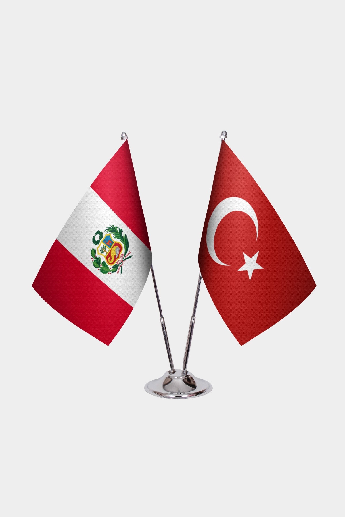 Peru İkili Masa Bayrağı