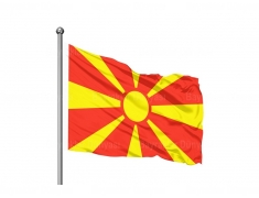Makedonya Bayrak 150x225cm 