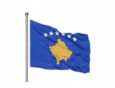 Kosova Bayrak 150x225cm 