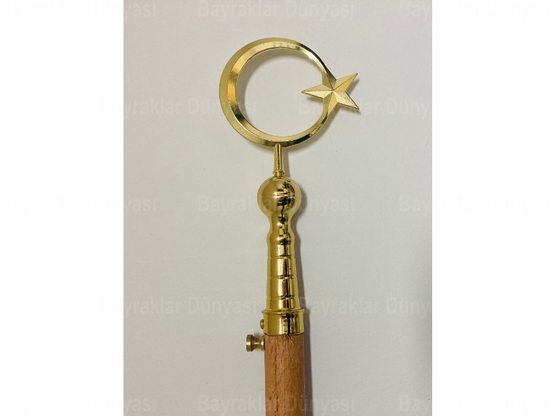 Ahşap Tören Bayrak Direği