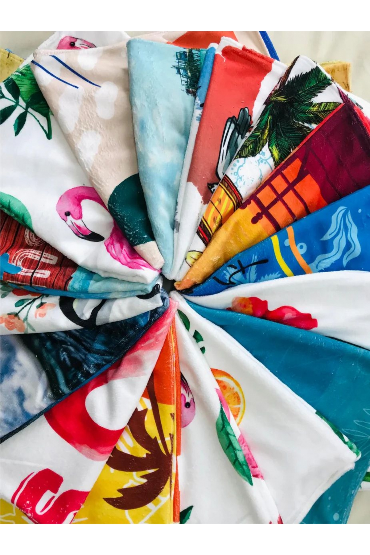 Desenli Plaj Havlusu Kod:02