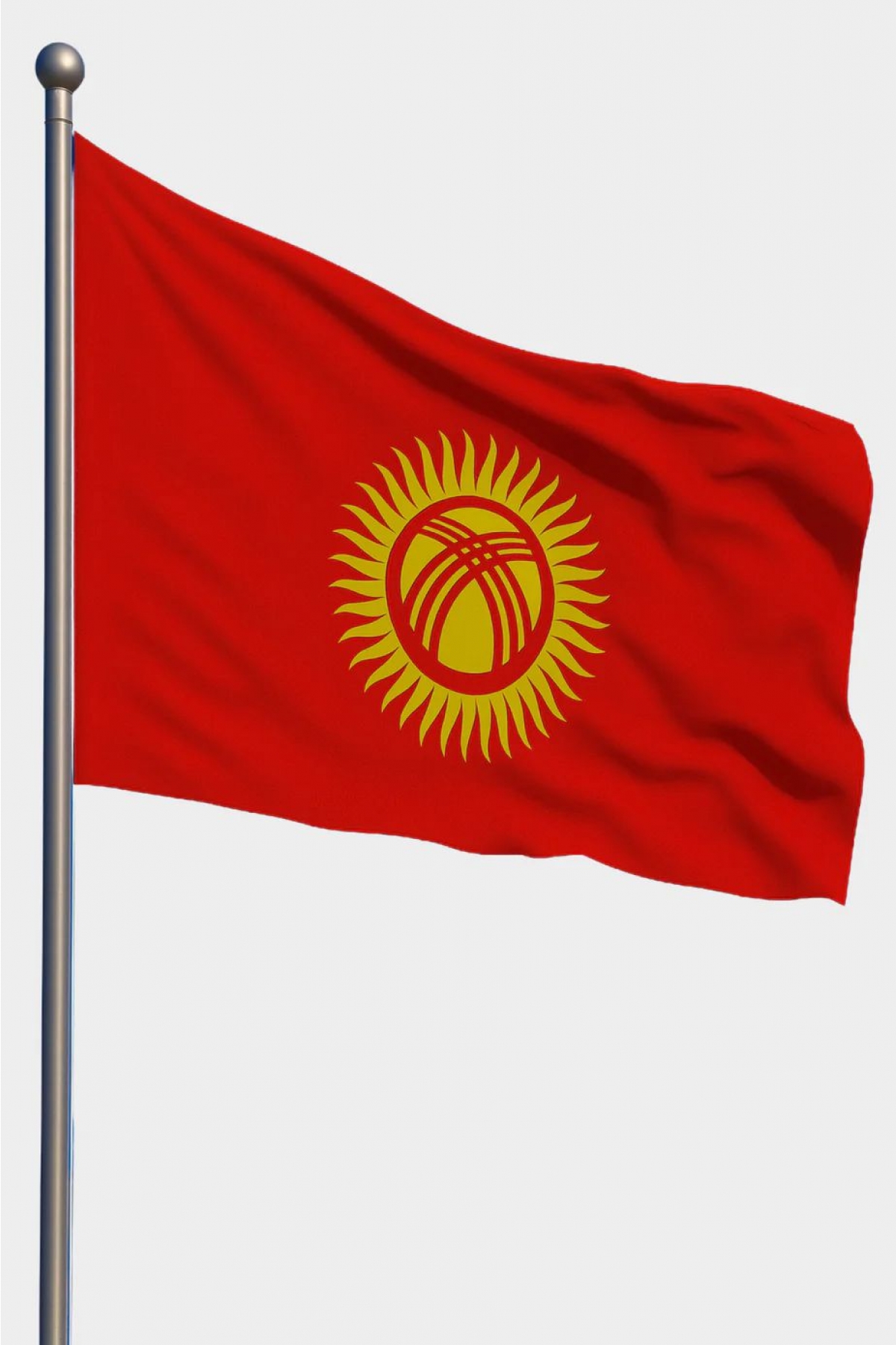 YENİ Kırgızistan Bayrak 100x150cm 