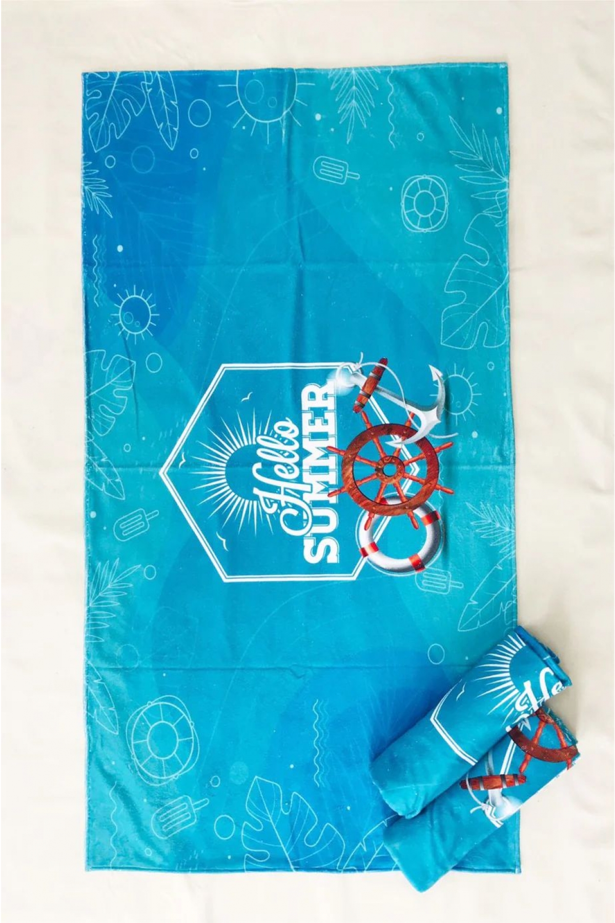 Desenli Plaj Havlusu Kod:06