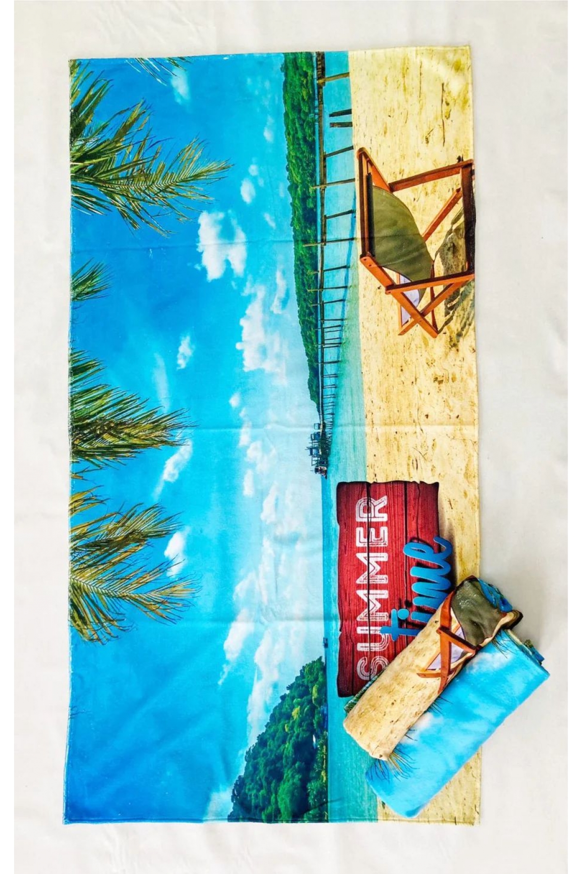 Desenli Plaj Havlusu Kod:07